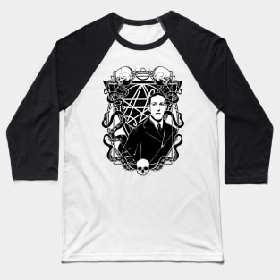 H. P. Lovecraft Baseball T-Shirt